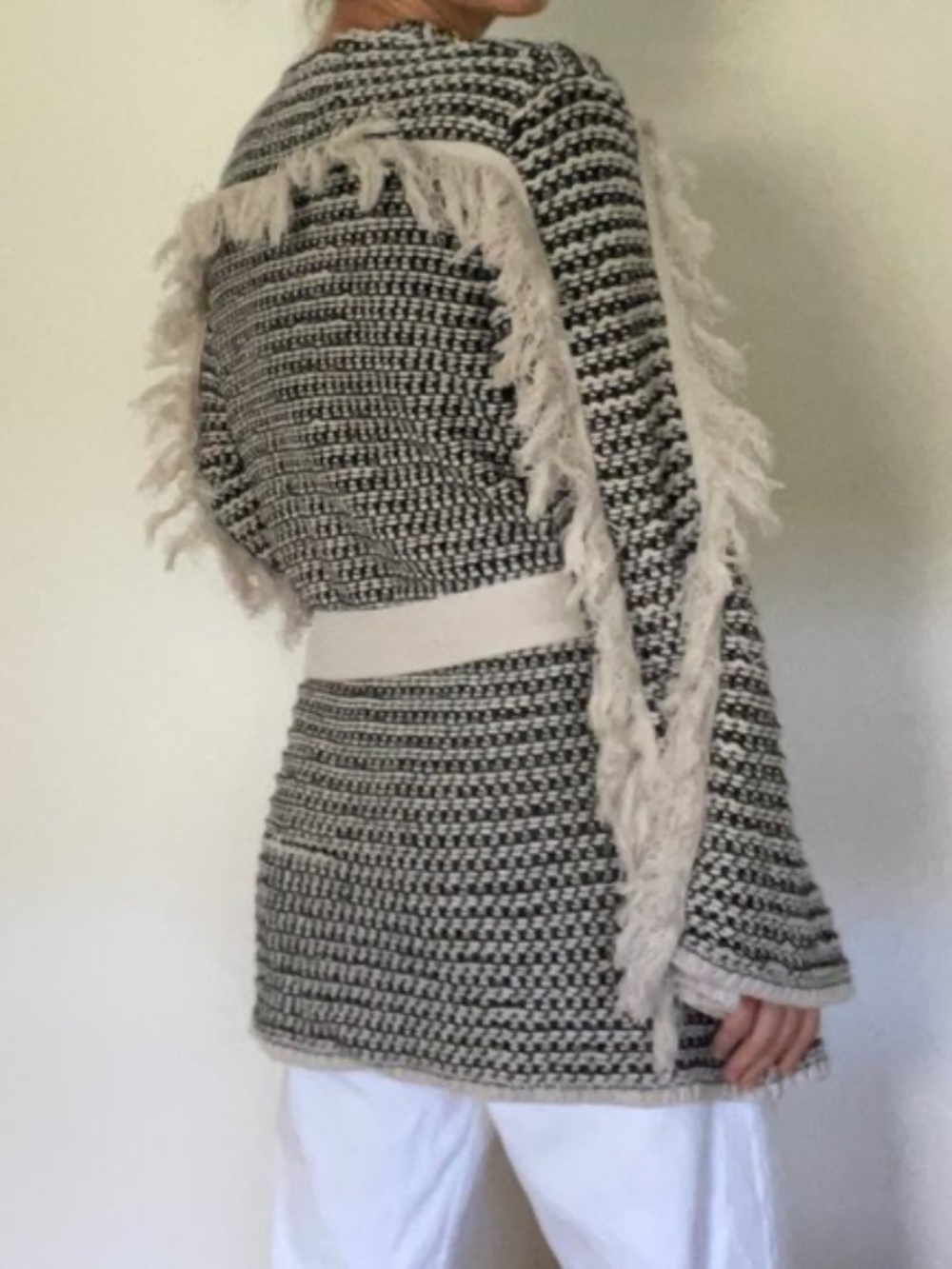The Jetset Diaries Fringe Kimono Sweater - Picture 5 of 9